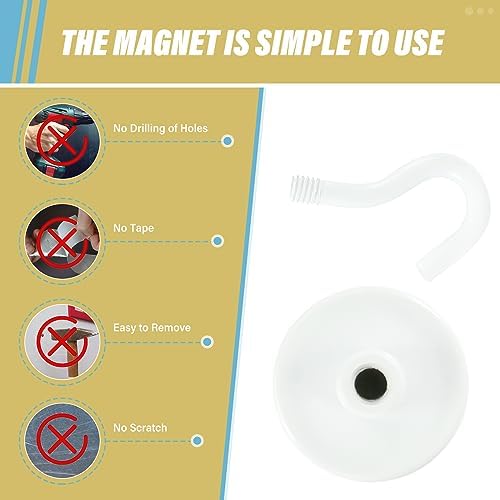Neosmuk Magnetic Hooks, 40lb Heavy Duty, 10 Pack - Image 6