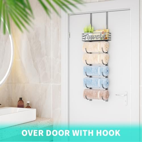 HapiRm Towel Racks for Bathroom Storage - Image 4