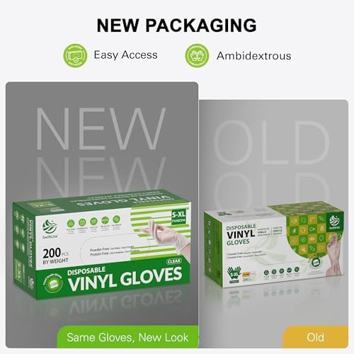 SWIFTLITE Disposable Vinyl Gloves, Food Safe - Image 5
