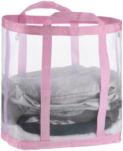 uxcell Collapsible Laundry Basket, Mesh Hamper by uxcell