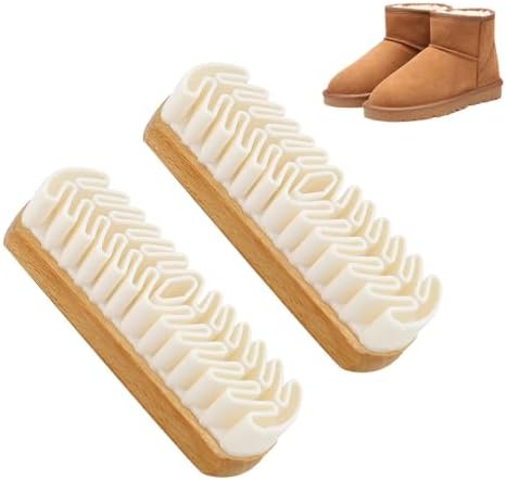 Rubber Shoe Brush for Cleaning, Polish Eraser Suede Brush for Shoes Boots by Poouty
