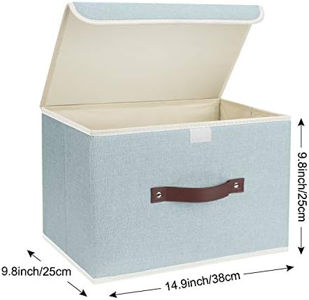 TYEERS Collapsible Storage Boxes, Washable Fabric Storage Bins - Image 2