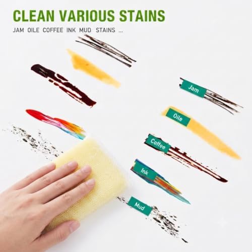 6-Pack PuoWeo Kitchen Sponges Non-Scratch Heavy Duty Dish Sponge Cleaning - Image 6