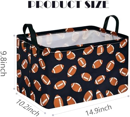 MAIZMZ Kids Hamper Storage Bins Organizer Toy Box Laundry Basket Large Canvas - Image 2