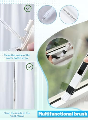 20Pcs Crevice Cleaning Brush Set, Hard Bristle Scrub Brushes - Image 7
