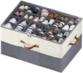 Shoe Organizer for Closet, Adjustable Storage Box Holds 24 Pairs by MSTONAL