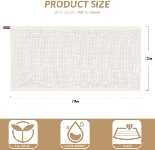 Nialnant 6 Pcs Kitchen Towels, 100% Cotton, 13 x 28 in - Image 2