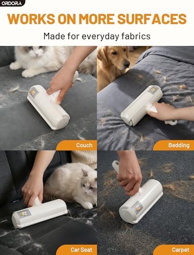 ORDORA Pet Hair Remover Roller, Reusable Lint Roller - Image 4