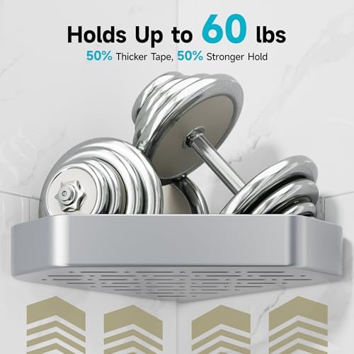 Veken Aluminum Corner Shower Caddy 4-Pack, Never Rust&Large Capacity - Image 5