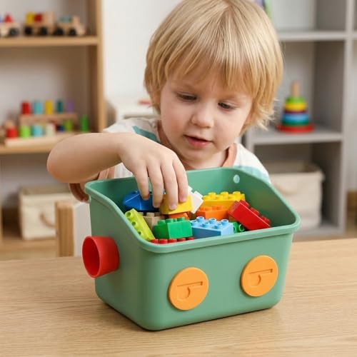 Noamus 6 Pack Bath Toy Storage Organizer Basket, 3 Layers Wall Mounted Hanging - Image 5