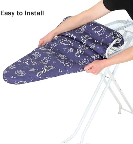 Ironing Board Cover and Pad Standard Size 15 x 54, 3 Pairs of Hook and Loop - Image 5