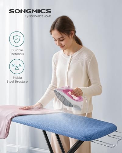 SONGMICS Ironing Board, with Iron Rest, 43 x 13 Inches - Image 2