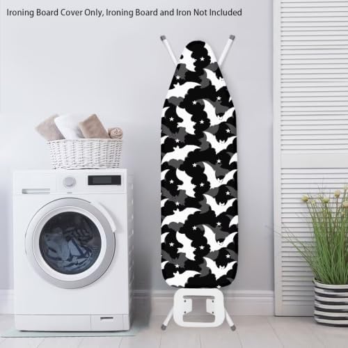 Bat Ironing Board Cover, Scorch Resistant Padding Elastic Edge Heavy Duty Iron - Image 3