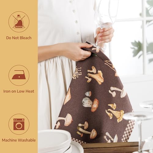Maison d' Hermine Kitchen Towels Set of 2 Reusable 100% Cotton 27.50" x 20" - Image 5