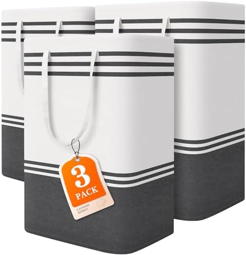 TranquilRelax 3-Pack Laundry Basket, Laundry Hamper by Unknown