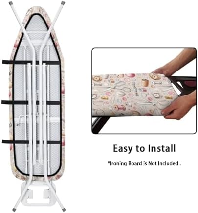 Ironing Board Covers Standard Size Cute Sewing Machine Pattern Ironing Board - Image 5