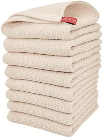 Kitchen Hand Towels 100% Cotton Waffle Weave Dish Towel by Unknown