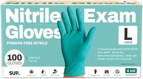 SUP Powder-Free Nitrile Exam Gloves by SUP