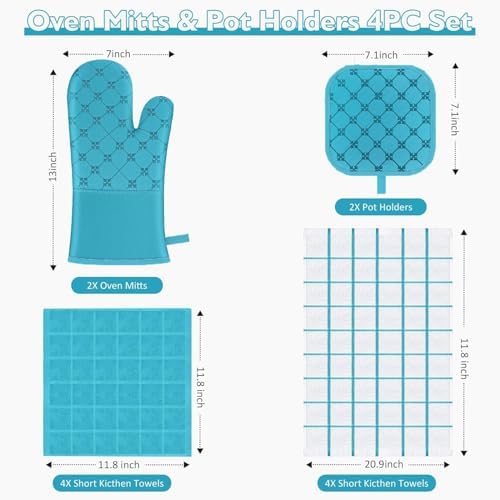 Oven Mitts Kitchen Towels Dishcloths - Image 2