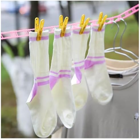 Windproof Travel Clothesline 2pcs, 16m Plastic Portable Washing Line Travel - Image 5