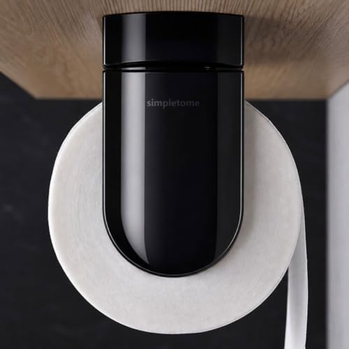 simpletome ONE Hand Tear Paper Towel Holder Under Cabinet Adhesive or Drilling - Image 6