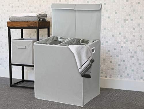 Simple Houseware Double Laundry Hamper - Image 5