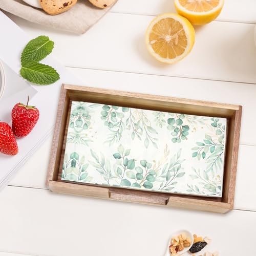 Guest Towel Holder for Bathroom Napkin Holder Wooden Paper Hand Towel Tray - Image 6