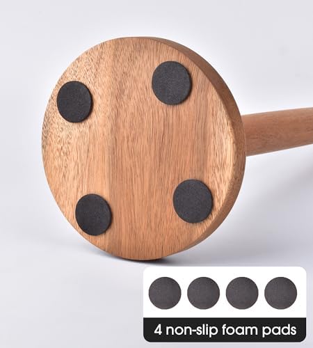 Acacia Wood Paper Towel Holder Stand – Wooden Kitchen Paper Towel Holder - Image 6