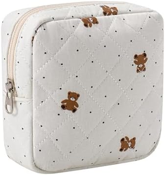 RSRSLEII Mini Quilted Makeup Pouch by RSRSLEII