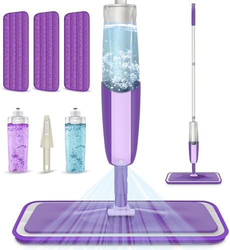 Spray Mops for Floor Cleaning: Hardwood Floor Mop by MEXERRIS