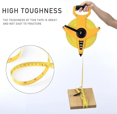 LAND 300FT/91M Heavy Duty Fiberglass Tape Measure - Image 6