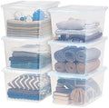 IRIS USA 6-Pack 58 Qt Storage Bins by IRISUSA
