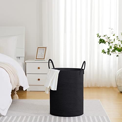 VIPOSCO 58L Tall Woven Laundry Basket Hamper - Image 4