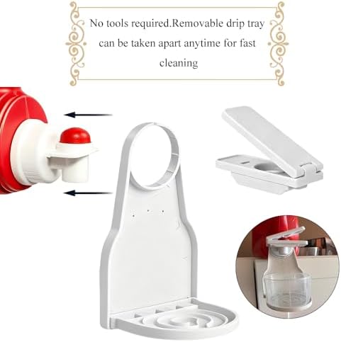 Haruyuki Laundry Liquid Soap Detergent Dispenser Cup Holder White 1 Pieces ABS - Image 6