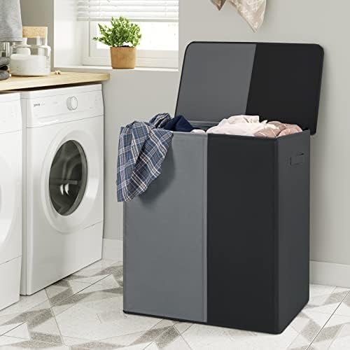 WOWLIVE Double Laundry Hamper - Image 2