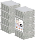 Superio Cotton Terry Washcloths Grey Towels 100% Cotton Cleaning Cloth Rags by Superio