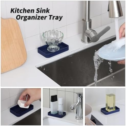 MicoYang Silicone Kitchen Sink Organizer Tray - Image 4
