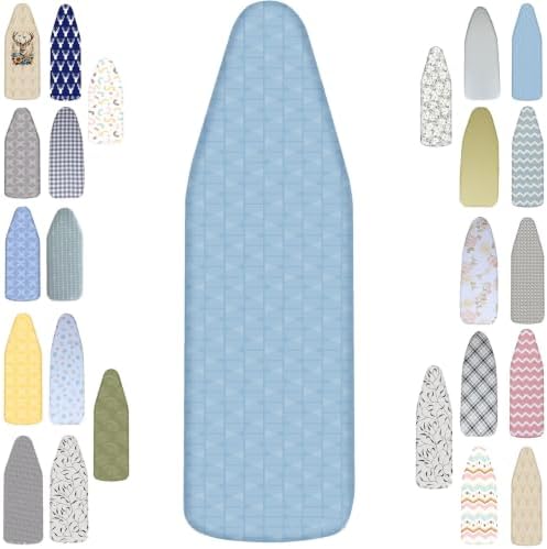 Insulated Mini Ironing Board Cover and Pad 11.8x35.4-15.7x43.3 Inch, 100% by Unknown