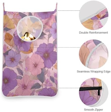 Hanging Laundry Hamper Bag Over the Door Laundry Hamper Wall Hamper Large Dirty - Image 4