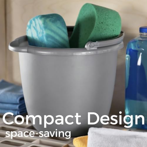 10QT Plastic Round Mop Bucket - Image 4