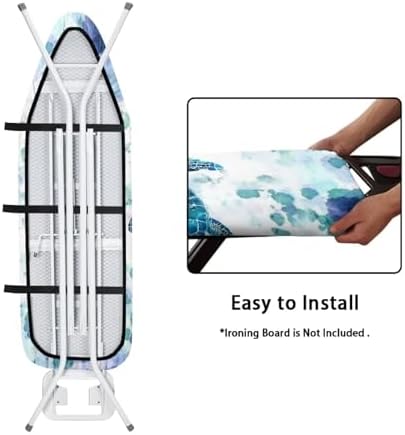 Sea Turtle Ironing Board Cover and Pad Standard Size Iron Board Dustproof - Image 5
