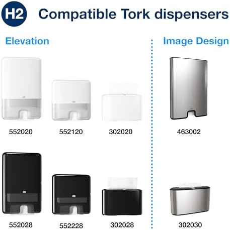 Tork Multifold Hand Towel White H2, 16 x 250 Towels - Image 6