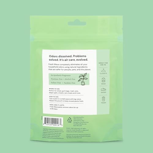 Fresh Wave Odor Eliminator Packs 2 6pks Small Space Air Freshener Original - Image 6