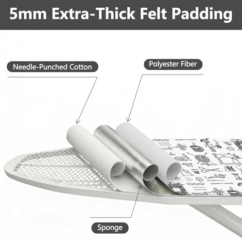 Ironing Board Covers and Pad, 15 * 54in Standard Size, - Image 4