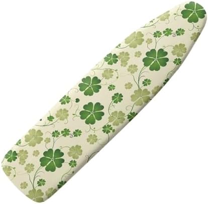 Green Leaf Ironing Board Cover, Stain Resistant Irish St. Patrick's Day Iron by Daulesho
