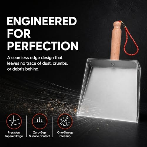Mini Stainless Steel Dustpan - Image 3