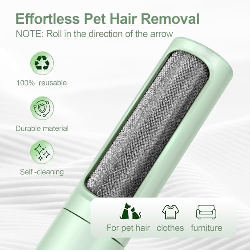 Pet Hair Remover Tool, Reusable Lint Roller Lint Brush - Image 2