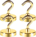 Neosmuk Magnetic Hooks for Cruise Cabins, 130lb Heavy Duty, 4 Pack by Neosmuk