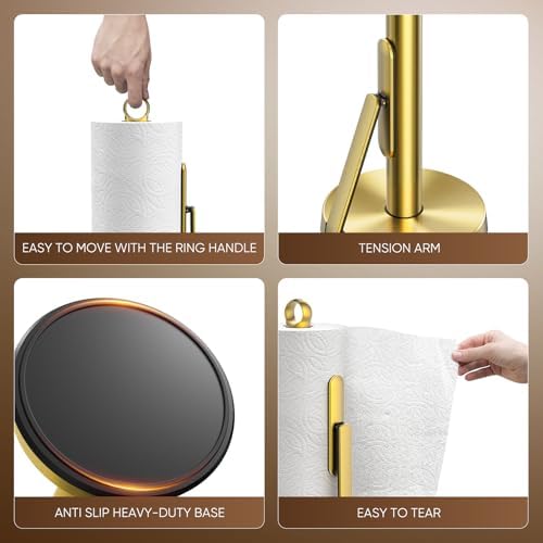 theaoo Heavy-Duty Paper Towel Holder - Image 5