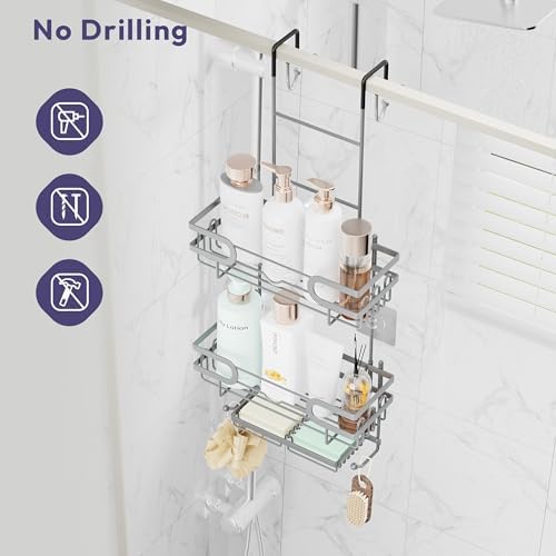SWTYMIKI Over the Door Shower Caddy Hanging - Image 6